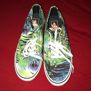 Vans Authentics tropical print